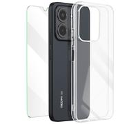 Mayaxess Pack de Protección 2 en 1 Carcasa + Cristal Templado para Xiaomi Redmi 15C