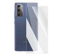 Mayaxess Pack de Protección para Galaxy S20 FE con Funda y Cristal Templado 9H