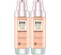 Maybelline 63156 Dream Satin Base de Maquillaje, SPF13-30 ml (Paquete de 2)
