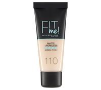Maybelline - Fit Me Matte + Poreless Bases de maquillaje 30 ml 110 - Porcelain