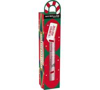 Maybelline Caja de regalo de Nueva York, máscara de volumen y lápiz de ojos pigmentado, aspecto intenso de ojos, colección de Navidad con quien quieras 2024, máscara sensacional y lápiz de ojos