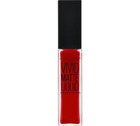 Maybelline Color Sensational Vivid Matte Liquid 35 Rebel Red barra de labios Rojo Mate - Barras de labios (Rojo, Rebel Red, 1 Colores, Mujeres, Mate, Líquido)
