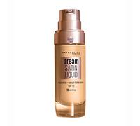 MAYBELLINE Dream Satin Liquid, Base de Maquillaje Líquida con Sérum Hidratante, Tono 048 Sun Beige, 1 Unidad (Paquete de 1)