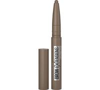 Maybelline Extensiones de cejas con pomada de fibra para cejas, maquillaje de cejas, maquillaje de ojos, acabado mate suave, para cejas más gruesas y de aspecto natural, marrón suave, 0.4 g