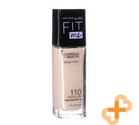 Maybelline Fit Me Liquid 110 Porcelana Maquillaje Base SPF 18 30ml Suave