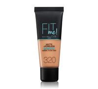 Maybelline Fit Me Matt+Poreless Base líquida 30 ml Nr. 320 - Natural Tan