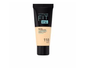 Maybelline Fit Me Matte+Poreless Foundation 118-Nude