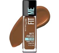 Maybelline Fit Me Matte + Poreless Liquid Foundation Maquillaje Natural Beige 1 onza base de aceite libre de aceite