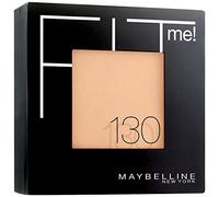 Maybelline Fit Me Powder 130 Buff Beige polvo facial 1 - Polvos faciales (Piel normal, Buff Beige, Natural, Polvo compacto, Mujeres, Esponja)