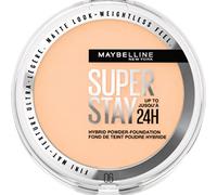 Maybelline Fundación Superstay 24H Hybrid Powder - 06 | Fórmula vegana, sudor resistente al calor, aplicador espejo integrado, probado dermatológicamente