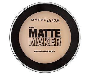 Maybelline - Matte maker, polvos matificantes, tono 20 beige desnudo, (1 x 16 g)