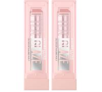 Maybelline New York Bálsamo Labial con Color, Labios Suaves y Brillantes, Hasta 24h de Hidratación, con Ácido Hialurónico, Lifter Glaze, Tono 009 Latte Crush (Paquete de 2)