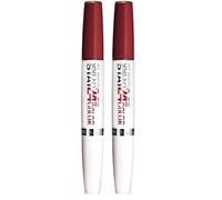 Maybelline New York Barra de Labios, Superstay 24 H (Larga Duración), Tono 542 Cherry Pie 20 gr (Paquete de 2)