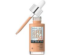 Maybelline New York,Base de maquillaje enriquecida con Vitamina C, Hasta 24H, Acabado luminoso, Superstay Skin Tint, Tono 48