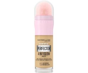 Maybelline New York Base de Maquillaje Instant Perfector Glow 4, 02 Medium | Prepara la Piel, Corrige Imperfecciones, Ilumina el Rostro, Unifica el Tono, Instant Perfector Glow