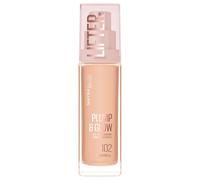 Maybelline New York Base de Maquillaje Lifter Foundation, Revitaliza e Ilumina al Instante, Acabado Uniforme, Enriquecida con Niacinamida y Ácido Hialurónico, Tono: 102 - 30 ml