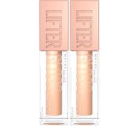 Maybelline New York Brillo de Labios Lifter Gloss Bronzed, Hidratación Intensa, Labios Rellenos, con Ácido Hialurónico, Tono 20 Sun (Paquete de 2)