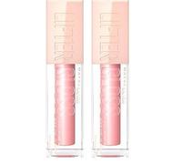 Maybelline New York Brillo de Labios Lifter Gloss, Hidratación Intensa, Labios Rellenos, con Ácido Hialurónico, Tono 06 Reef (Paquete de 2)