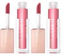 Maybelline New York Brillo de Labios Lifter Gloss, Hidratación Intensa, Labios Rellenos, con Ácido Hialurónico, Tono 05 Petal (Paquete de 2)