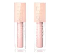 Maybelline New York, Brillo de labios Lifter Gloss, Hidratación Intensa y Labios Rellenos Sin Retoques, Fórmula con Ácido Hialurónico, en Tono 02 Ice