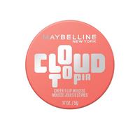 Maybelline New York, Colorete Mousse Multiusos, Mejillas y Labios, Acabado Mate, Duración hasta 14h, Cloudtopia, Tono: 05 Coral Illusion