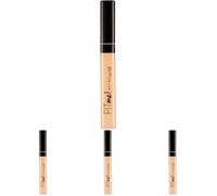Maybelline New York, Corrector de Ojeras e Imperfecciones Fit Me, Todo Tipo de Pieles, 30 Café, 6,8 ml (Paquete de 4)