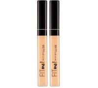 Maybelline New York, Corrector de Ojeras e Imperfecciones Fit Me, Todo Tipo de Pieles, 30 Café, 6,8 ml (Paquete de 2)