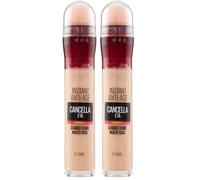 Maybelline New York Corrector Líquido El Borra Edad, con Bayas de Goji y Haloxyl, Cubre Ojeras y Pequeñas Arrugas 07 Sand, 6,8 ml (Paquete de 2)