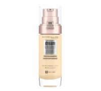 Maybelline New York Dream Radiant Liquid Tono 10 Ivory Base De Maquillaje Hidratante Con Ácido Hialurónico Y Cólageno, Para Pieles De Tono Claro - 30Ml