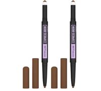 Maybelline New York - El Lápiz de Cejas automático Express Brow Satin Duo 02 Medium Brown (Paquete de 2)