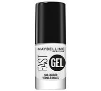 Maybelline New York Esmalte de uñas Fast Gel, esmalte de secado rápido efecto gel brillante, fijación hasta 10 días (con uso de top coat), fórmula vegana, color: 1 top coat