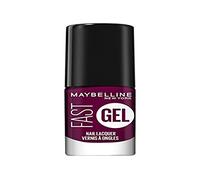Maybelline New York Esmalte de uñas Fast Gel, esmalte de secado rápido efecto gel brillante, fijación hasta 10 días (con uso de top coat), fórmula vegana, color: 9 Plum Party