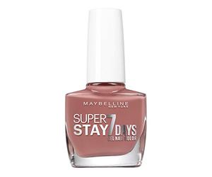 Maybelline New York esmalte efecto gel, Superstay 7 Days, colección unnude Dai tonos pastel, 898 Poet, 3 paquetes