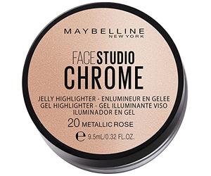Maybelline New York Face Studio Chrome Jelly Highlighter, rosa, 38 g