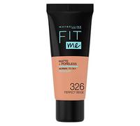 Maybelline New York Fit Me ! Fond de Teint Ton Sur Ton Matifiant 326 Brun Parfait 1 Unité