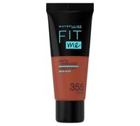 Maybelline New-York - Fond de Teint Fluide Fit Me Matte & Poreless - Peaux normales à grasses - teinte : 355 Noix de Pecan - 30 ml