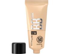 Maybelline New York Fit Me Nude BB Cream 10 | Hidratación 24 horas, cobertura ligera, saludable, acabado rocío natural, gama Face Studio, 30 ml