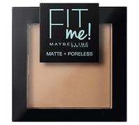 MAYBELLINE New York Fit Me, Polvos Compactos Matificantes y Sin Brillos, Tono 250 Sun Beige, 30 ml (Paquete de 1)