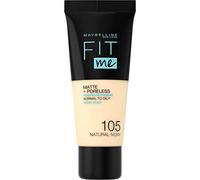 Maybelline New-York - Fond de Teint Fluide Fit Me Matte & Poreless - Peaux normales à grasses - teinte : 105 Ivoire Naturel - 30 ml