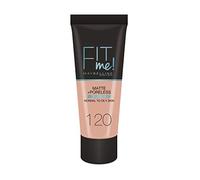 Maybelline New-York - Fond de Teint Fluide Fit Me Matte & Poreless - Peaux normales à grasses - teinte : 120 Natural Beige - 30 ml