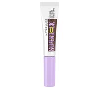 Maybelline New York Gel de cejas, para cejas definidas, agarre fuerte sin pelarse ni pegar, cepillo de peinado integrado, pegamento Super Lock Brow Glue, marrón profundo, 8 g