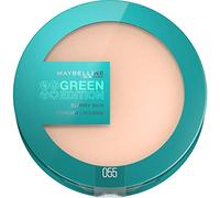 Maybelline New York Green Edition Polvos con cobertura alisadora, Piel + suave + unificada, Tono 55