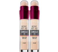 Maybelline New York Il Canceller - Líquido corrector con bayas de goji y haloxyl para cubrir ojeras y pequeñas arrugas (2 unidades)