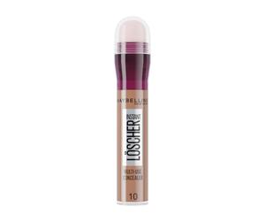 Maybelline New York Lápiz Corrector, Corrector con Efecto Anti-Edad Instantáneo, Borrador con Micro-Aplicador Borrador, Nº 10 Caramel, 6,8 ml