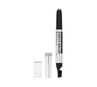 Maybelline New York, Stick de cejas, Efecto laminado, Fórmula en cera, resultado natural, Tattoo Brow Lift Stick, Tono 02 Soft Brown