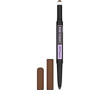 Maybelline New-York Lápiz de cejas - Express Brow Satin Duo Pen and Powder - Color marrón medio (02)