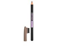 Maybelline New York Lápiz para cejas, súper pigmentado y difuminable, fórmula con aceite de coco, punta templable y peine, Express Brow Shaping Pencil, tonalidad: 03 Soft Brown