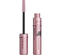 MAYBELLINE New York Lash Sensational Sky High Mascara voluminizadora y alargadora, fórmula lavable sin escamas infundida con extracto de bambú y fibras, 7 ml, tono: 01, negro