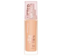 Maybelline New York Lifter Foundation Base de Maquillaje, Tono 114 | 90% Ingredientes para el Cuidado de la Piel y 2% Niacinamida, Ácido Hialurónico, Cobertura Modulable, Lifter Foundation