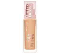 Maybelline New York Lifter Foundation - Maquillaje líquido para una tez radiante con hialurónico y niacinamida, nº 220, 30 ml